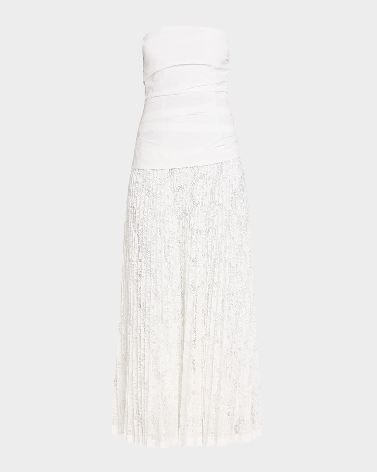 Annalise Cotton Lace Midi Dress