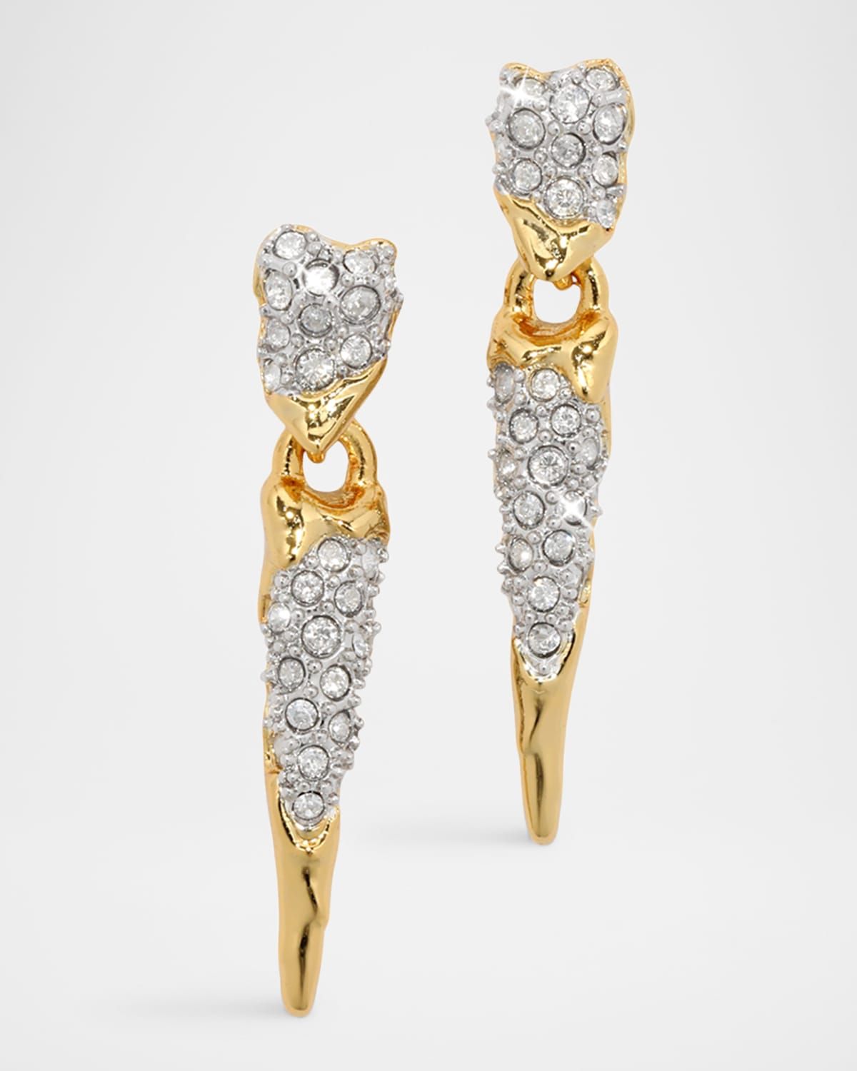 Solanales Crystal Spear Drop Earrings