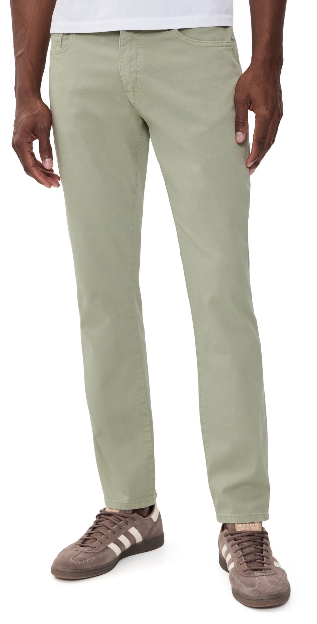 WARP + WEFT Ams Slim Twill Pants Fossil 34