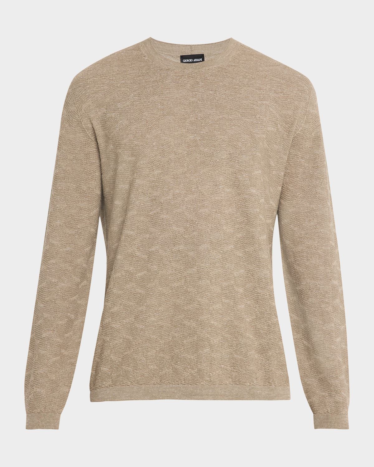 Patterned Cashmere-Blend Sweater