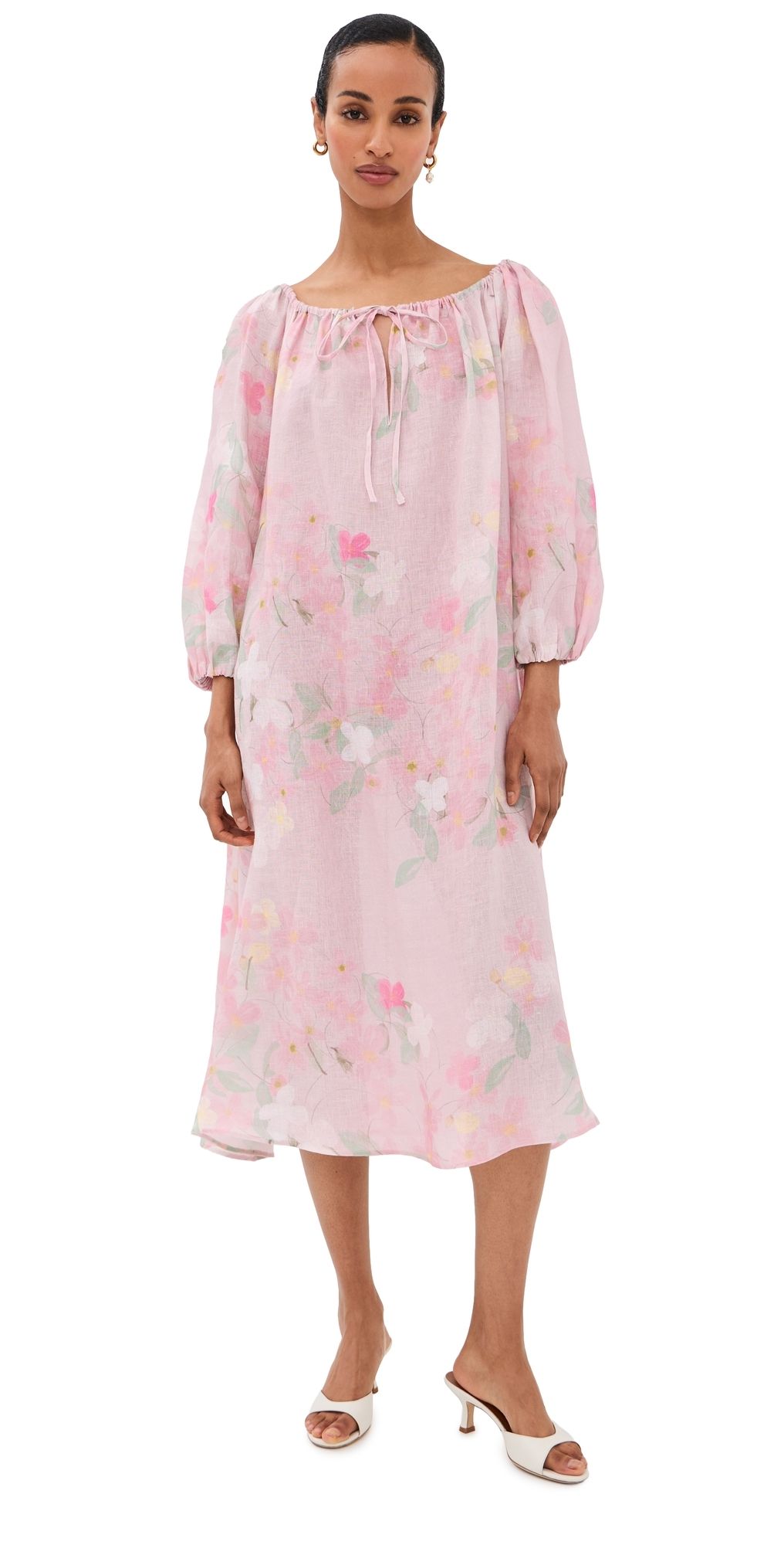 Bernadette Bonnie Midi Dress Clematis Montana/Pink 42