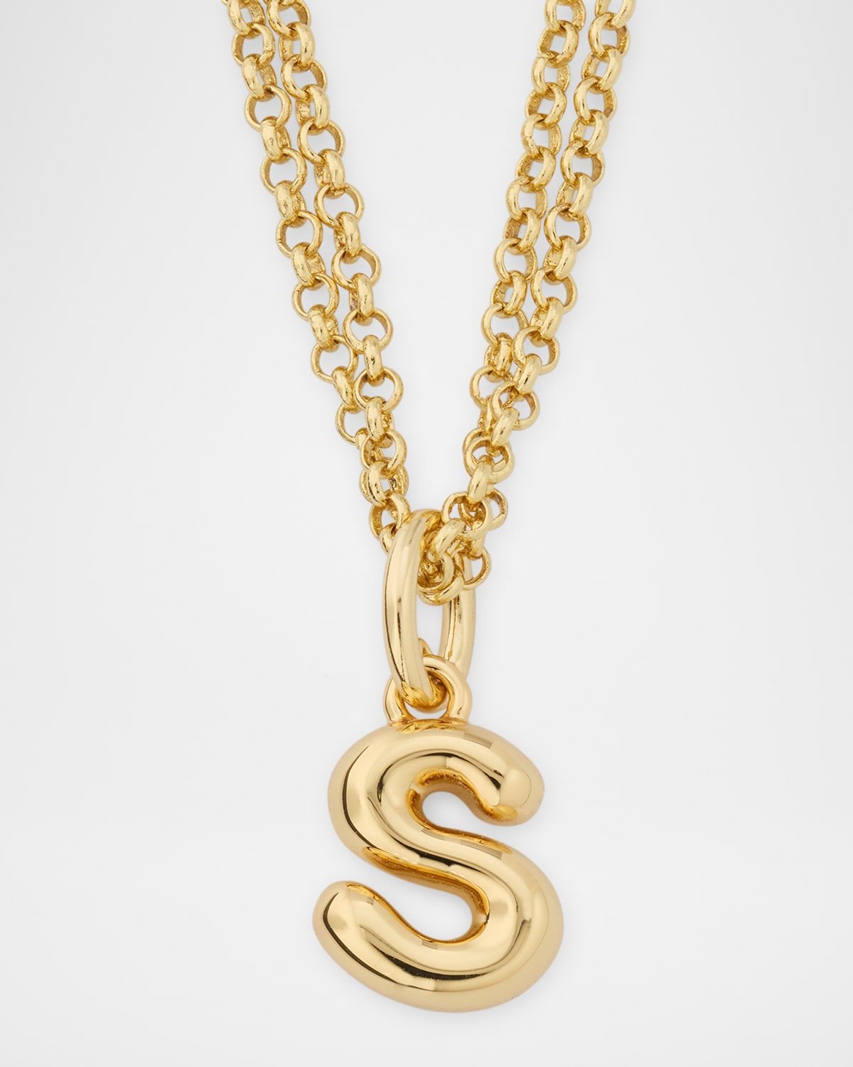The Puffy Initial Necklace