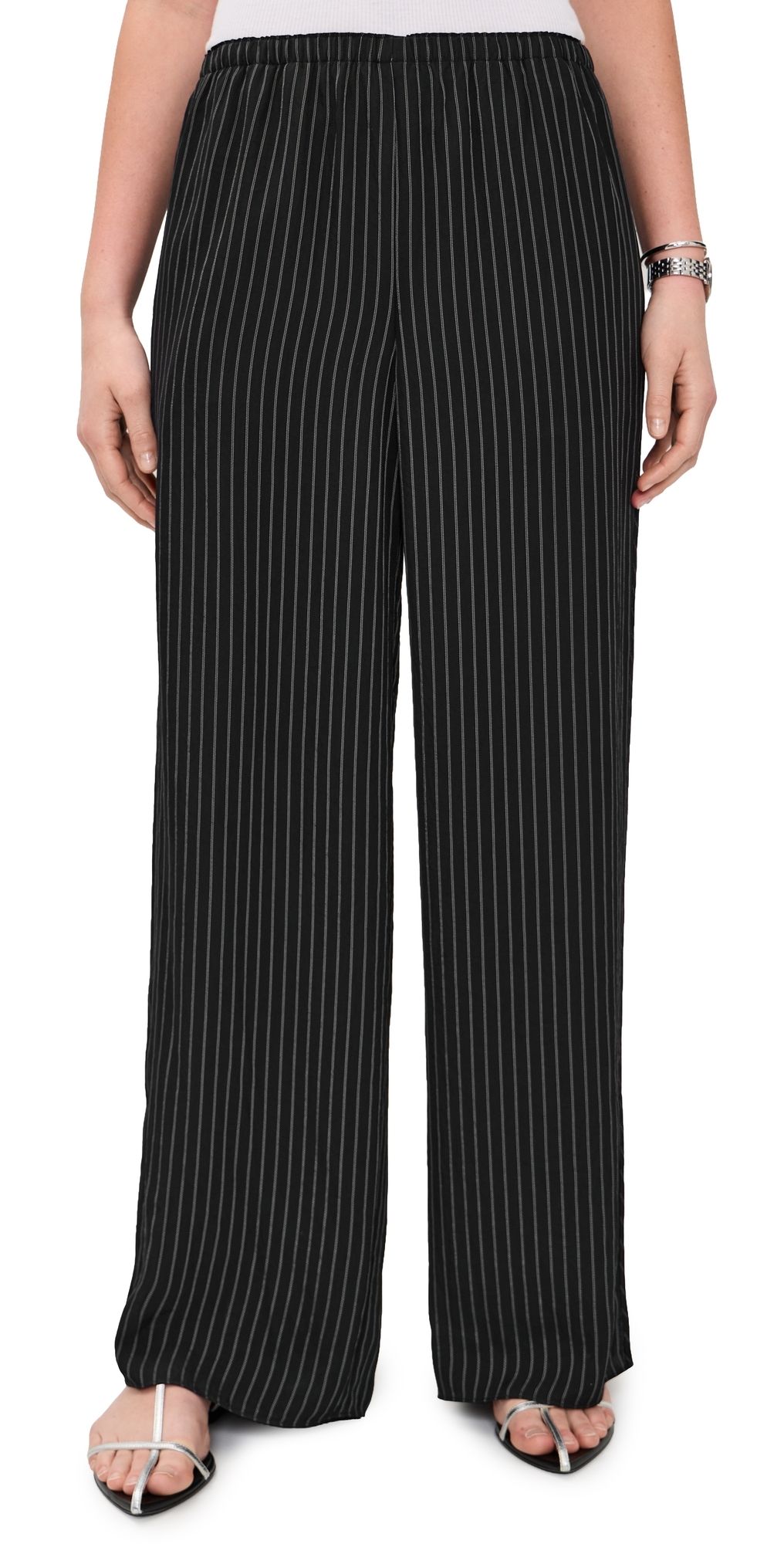 Theory Slit Po Pants Black multi M