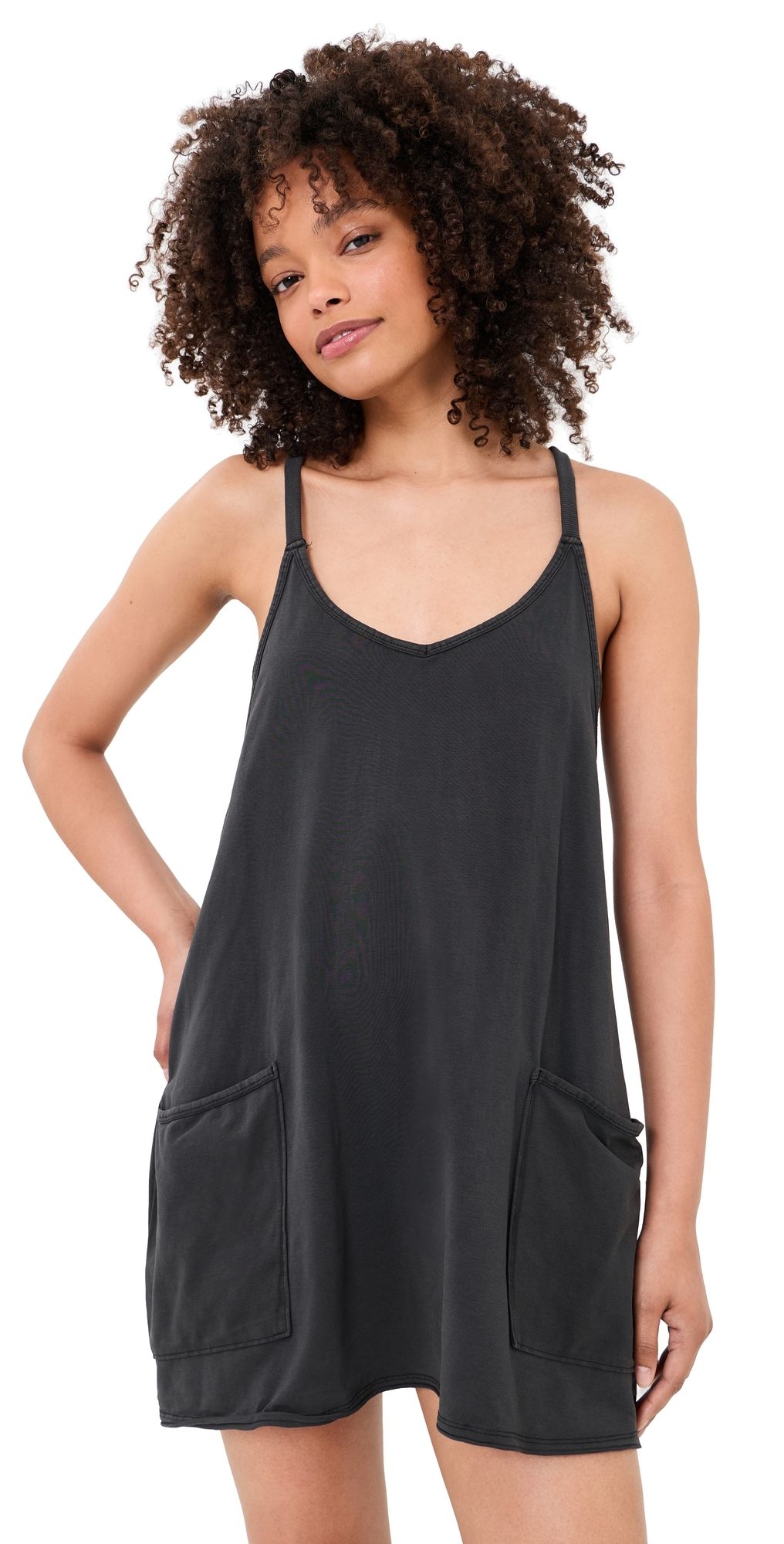 FP Movement Hot Shot Mini Dress Black S