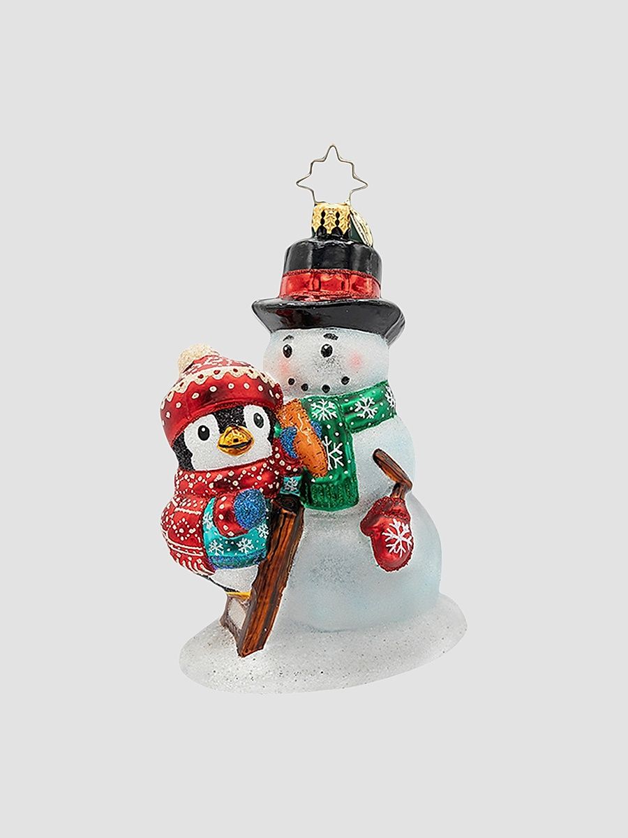 Whimsical Snowman A Flurry Of Friendship Ornament