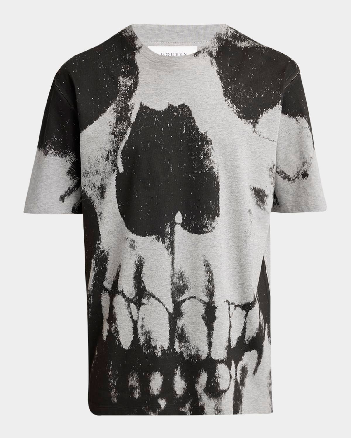 Men & apos;s Large Skull-Print T-Shirt