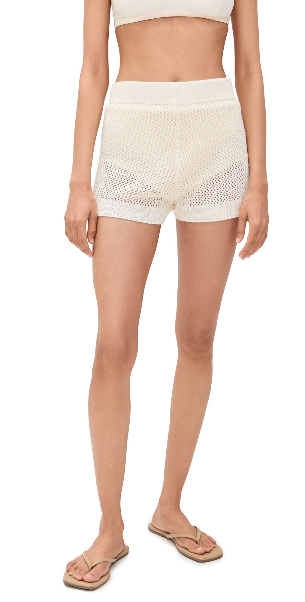 PQ Swim Kristen Shorts Ivory M/L