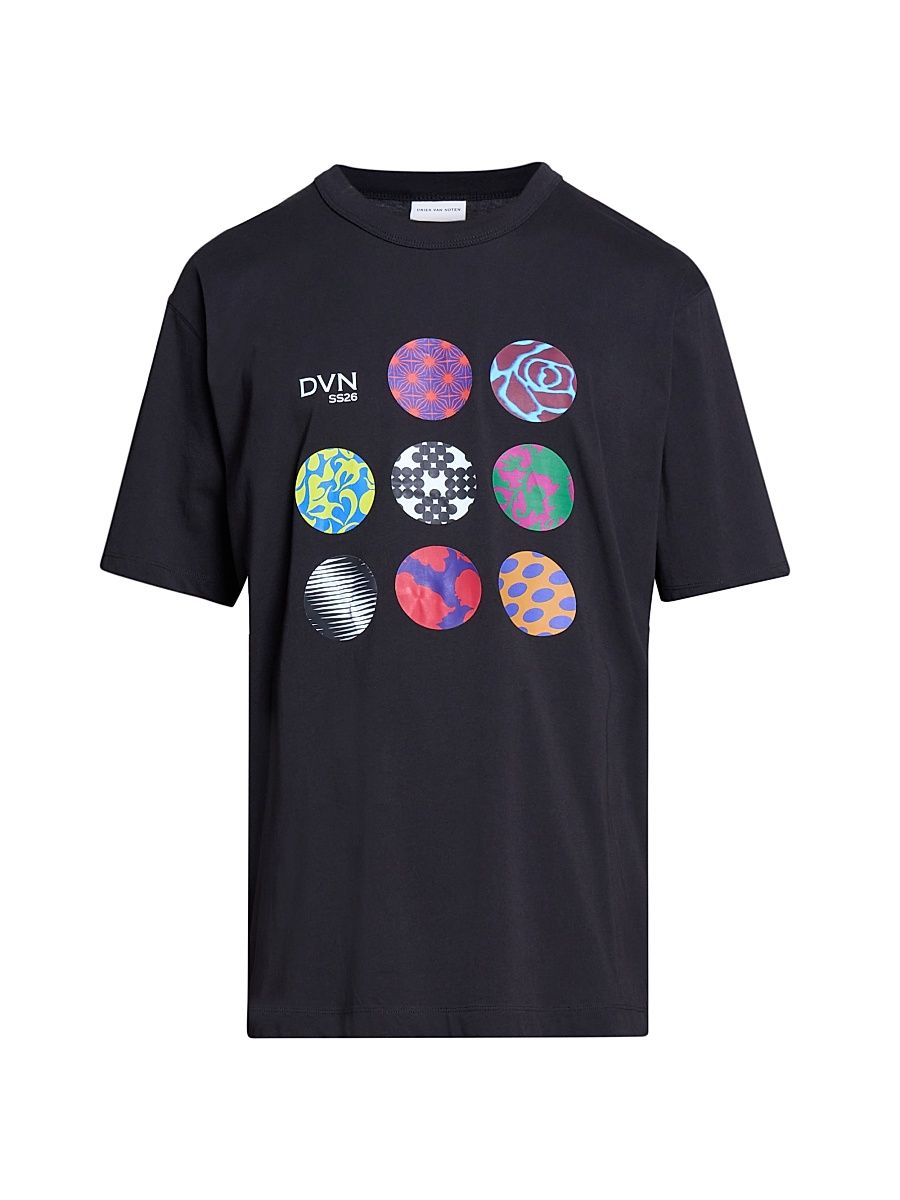 Men's Artwork Graphic T-Shirt - Black - Size XL