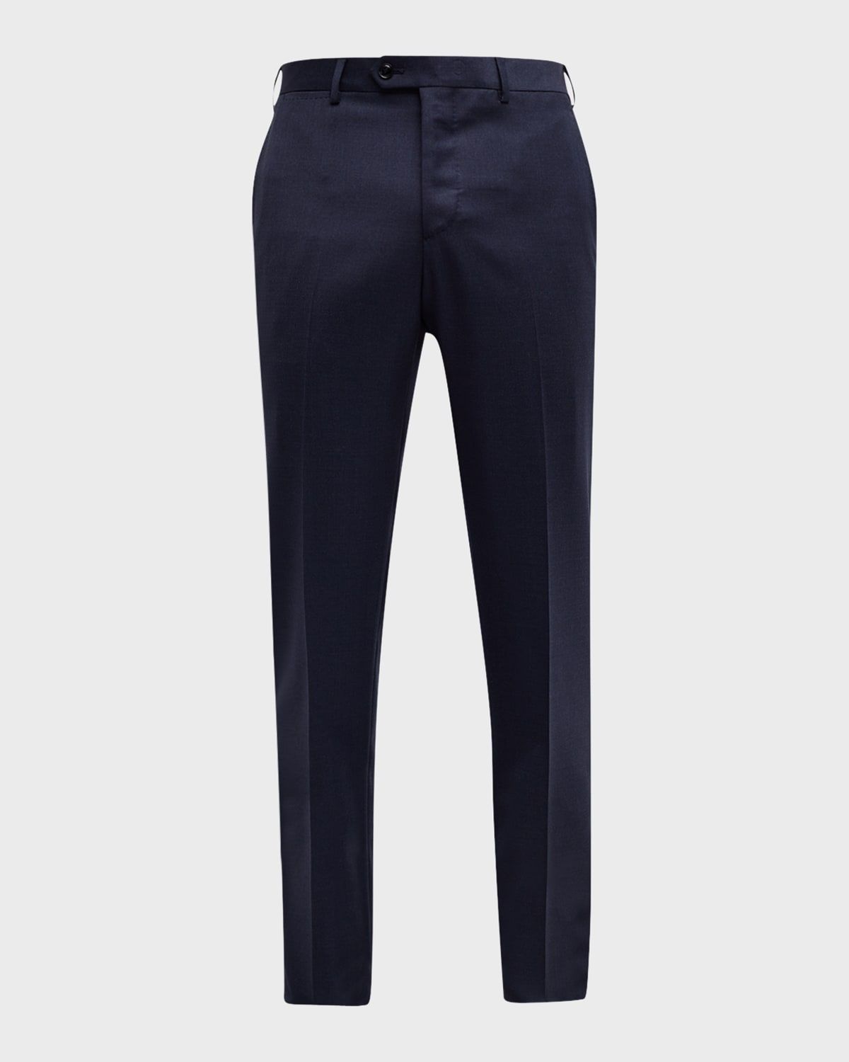 Men & apos;s Solid Wool Dress Pants