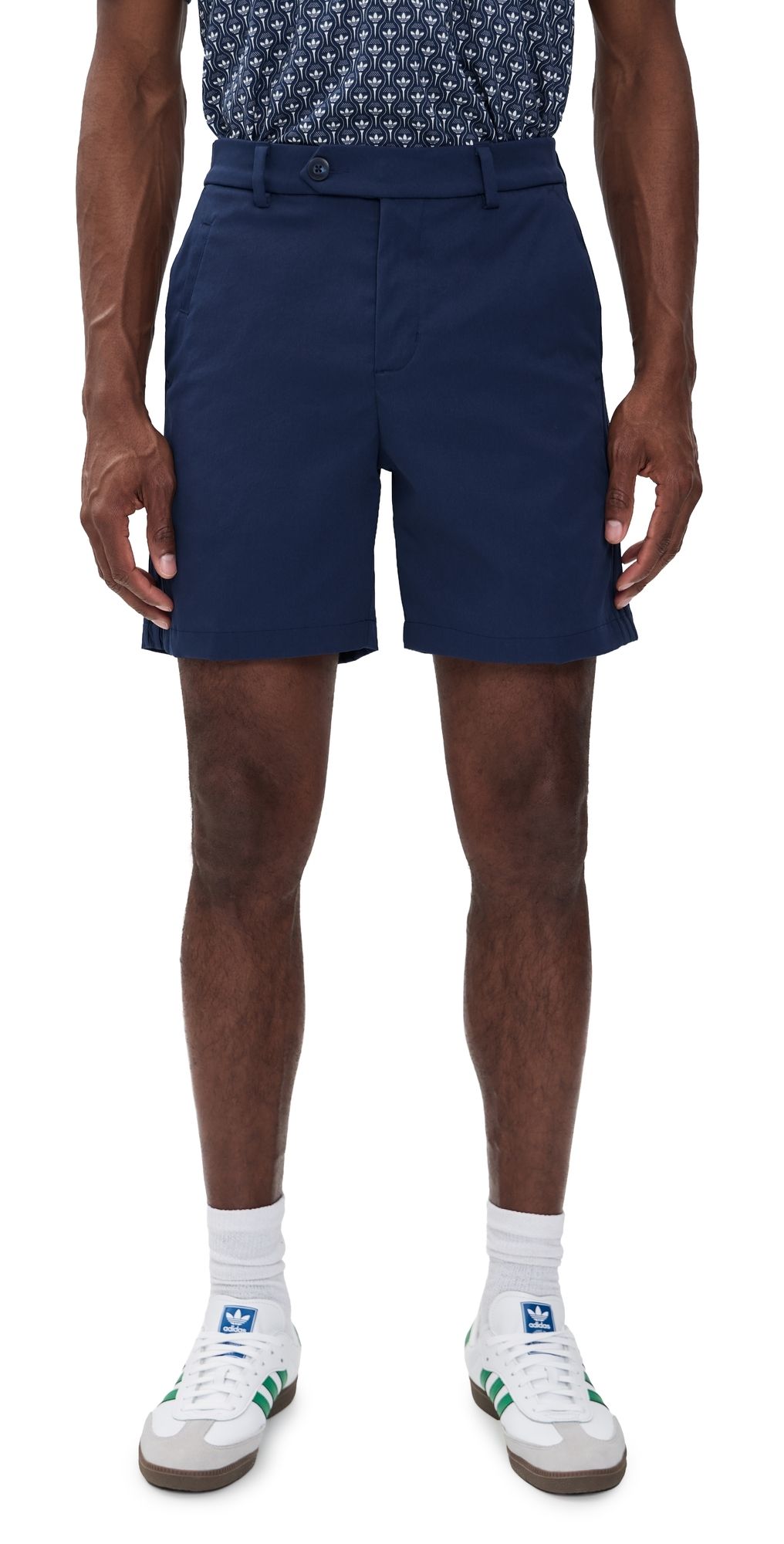 Adidas Golf Original Twist Weave Shorts Night Indigo 34