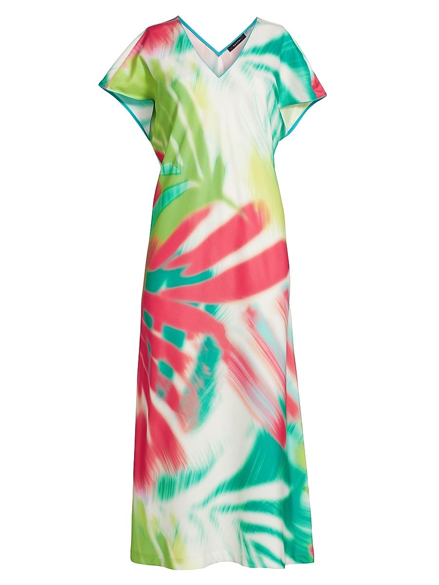 Women's Usami V-Neck Relaxed Caftan - Size XL