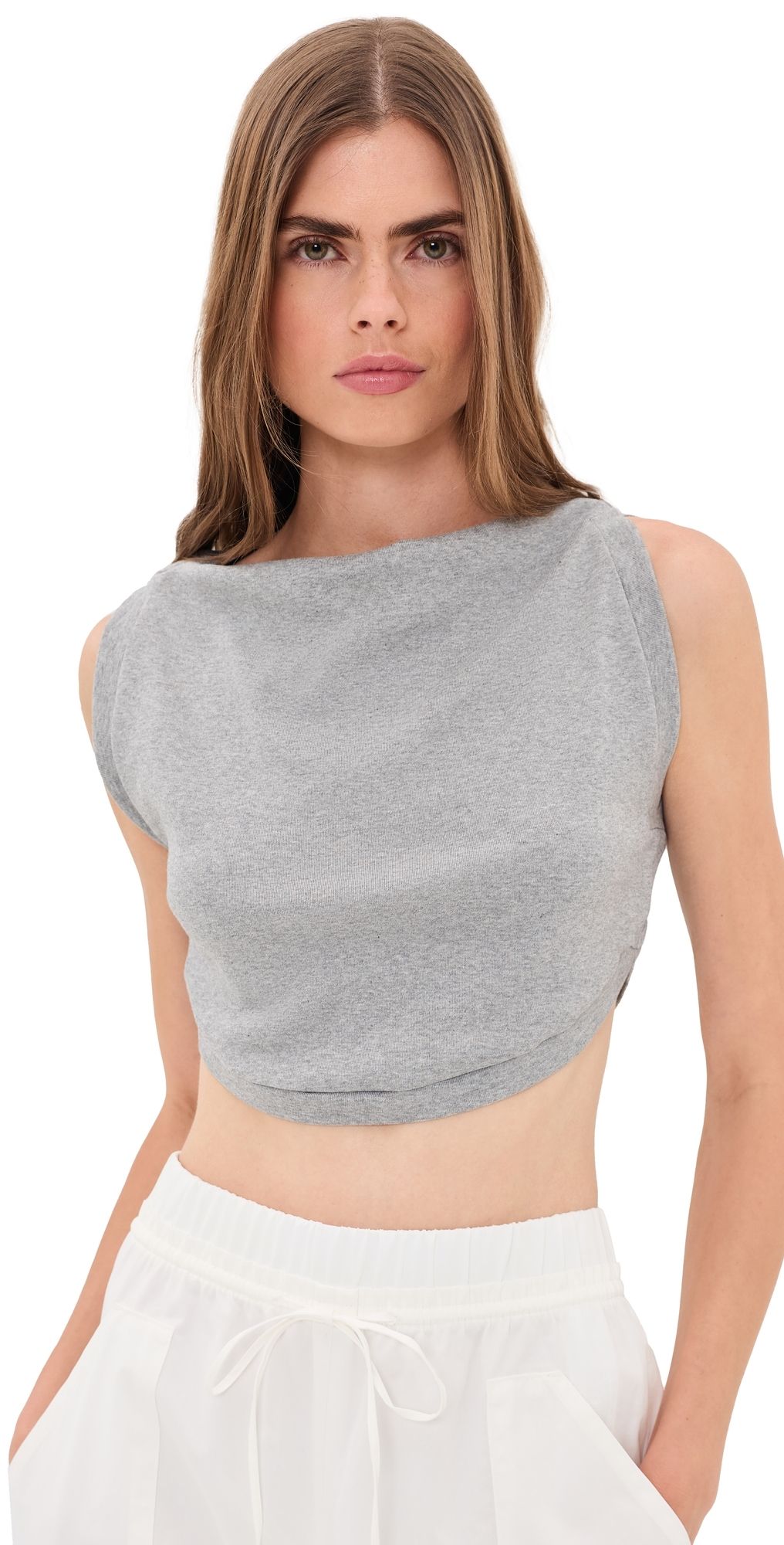 A. L.C. Mae Tank Grey Melange S