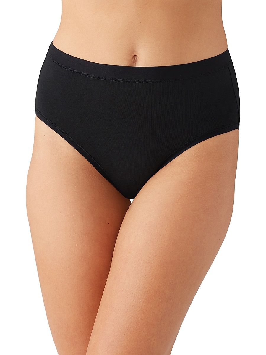 Women's Understated Cotton Brief - Black - Size XL