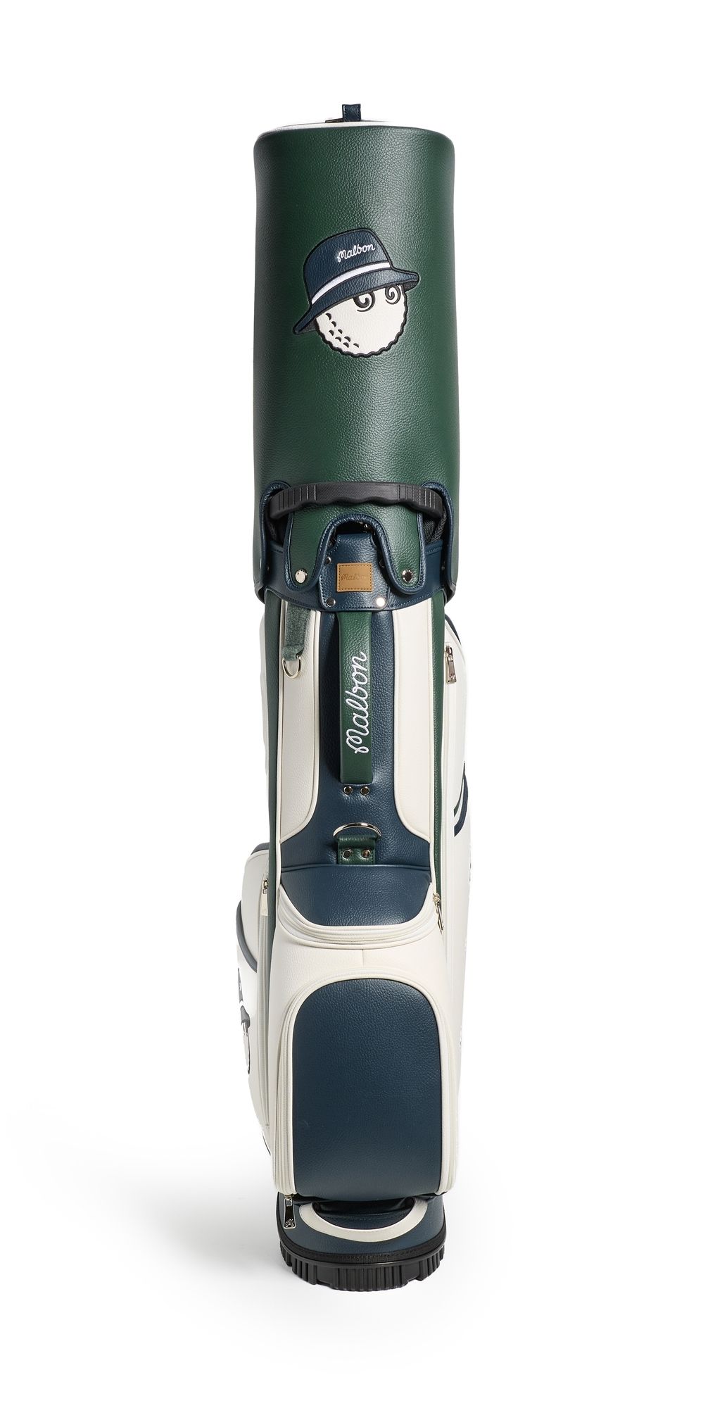 Malbon Golf Stand Bag Green/Navy One Size