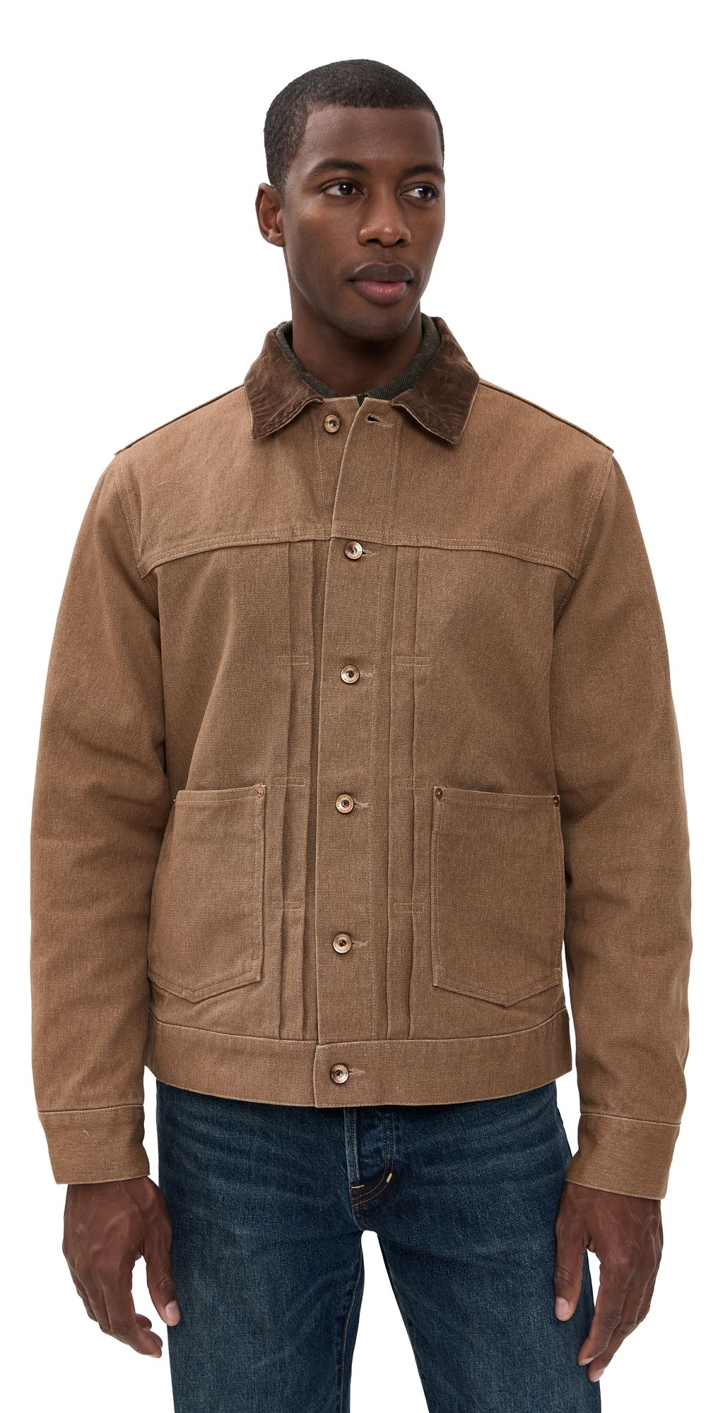 Taylor Stitch The Ryder Canvas Jacket Tobacco 38
