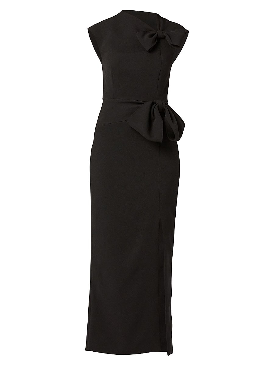Shoshanna Women's Amor Sleeveless Maxi Dress - Jet - Size 14