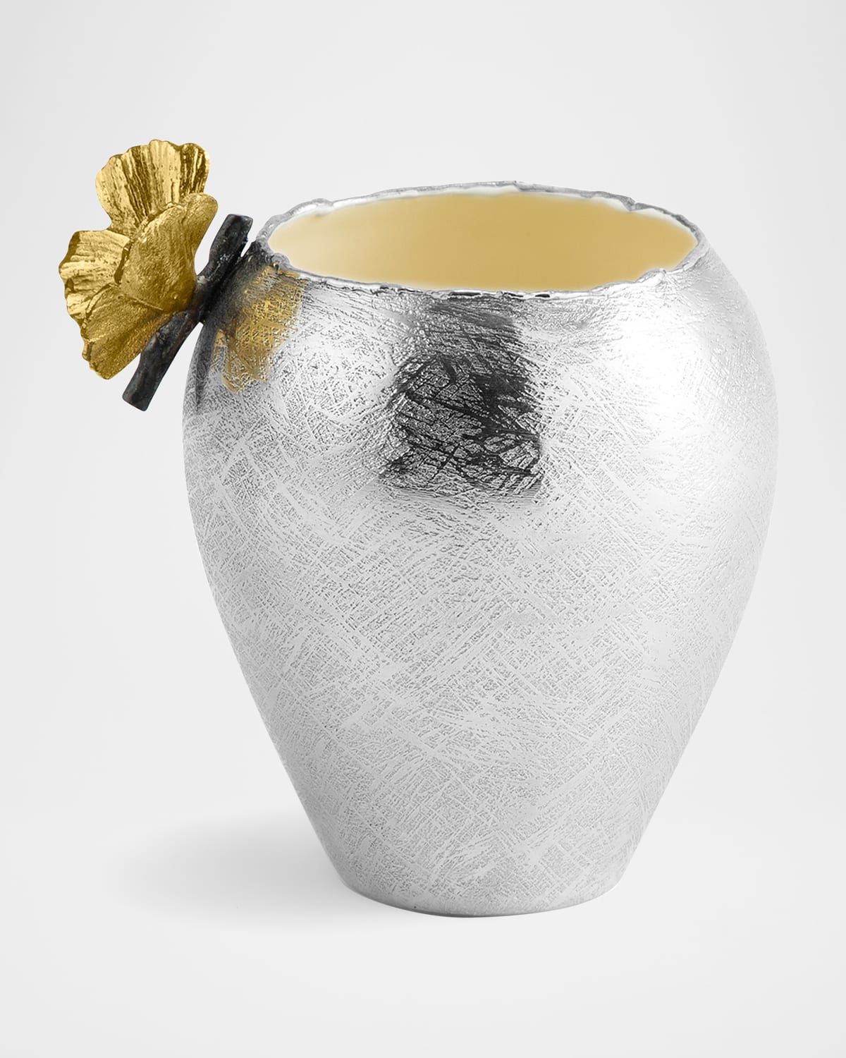 Butterfly Ginkgo Bud Vase