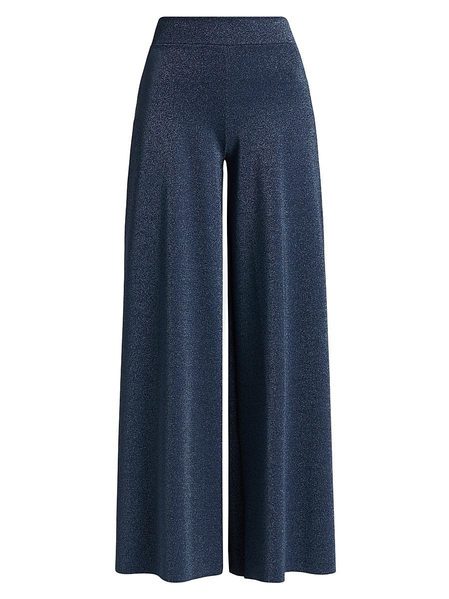 Women's Skylam Relaxed-Fit Wide-Leg Pants - Retro Blue - Size 8