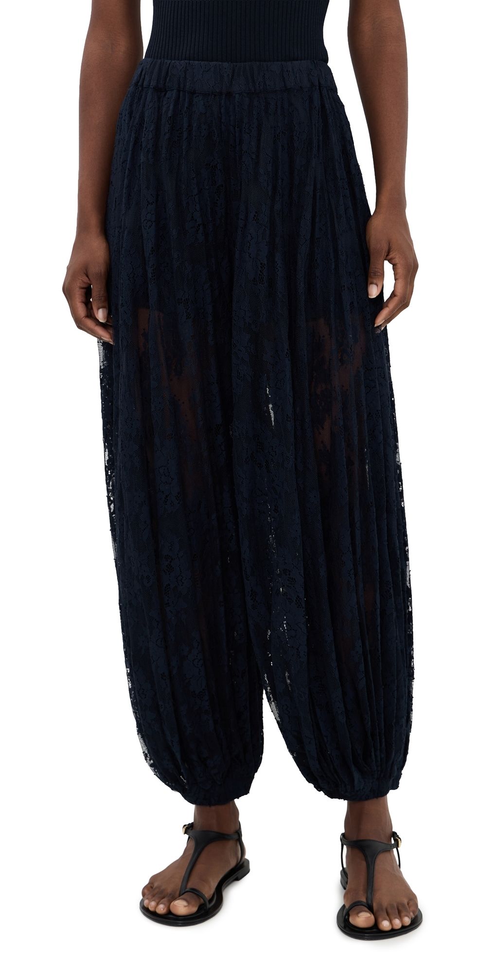 Sea Sharleen Lace Bubble Pants Navy XL