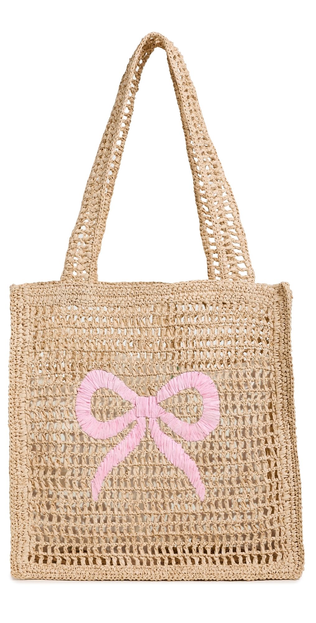 LoveShackFancy Seaside Beach Bag Natural One Size