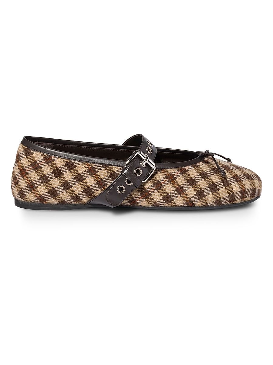 Women's Wool Ballerinas - Brown - Size 10