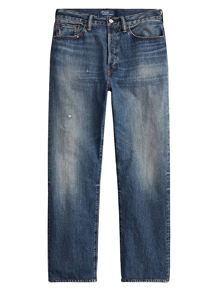 Men's 3X1 Rigid Kensington Straight Jeans - Kensington Wash - Size 42