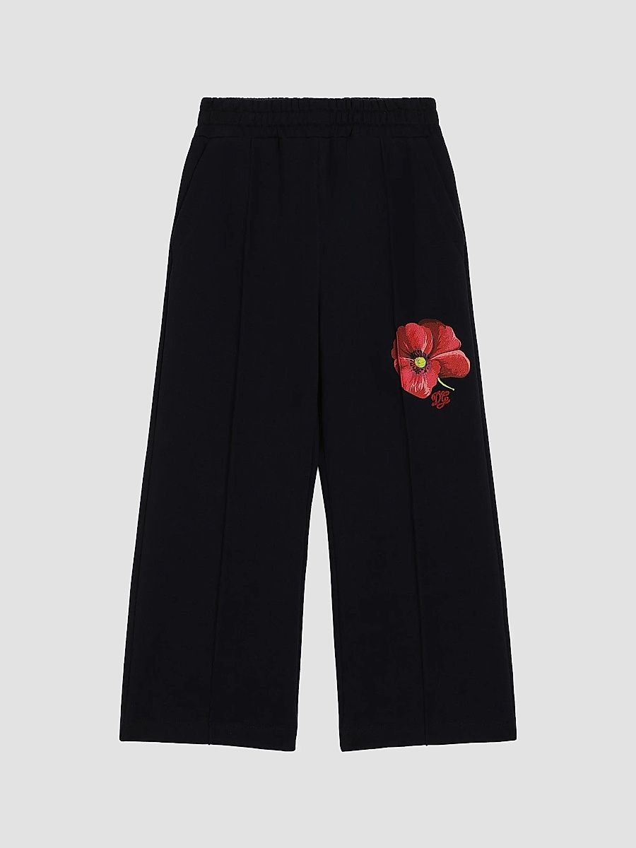 Little Girl's & Girl's DG Poppy Wide-Leg Pants - Blue - Size 14