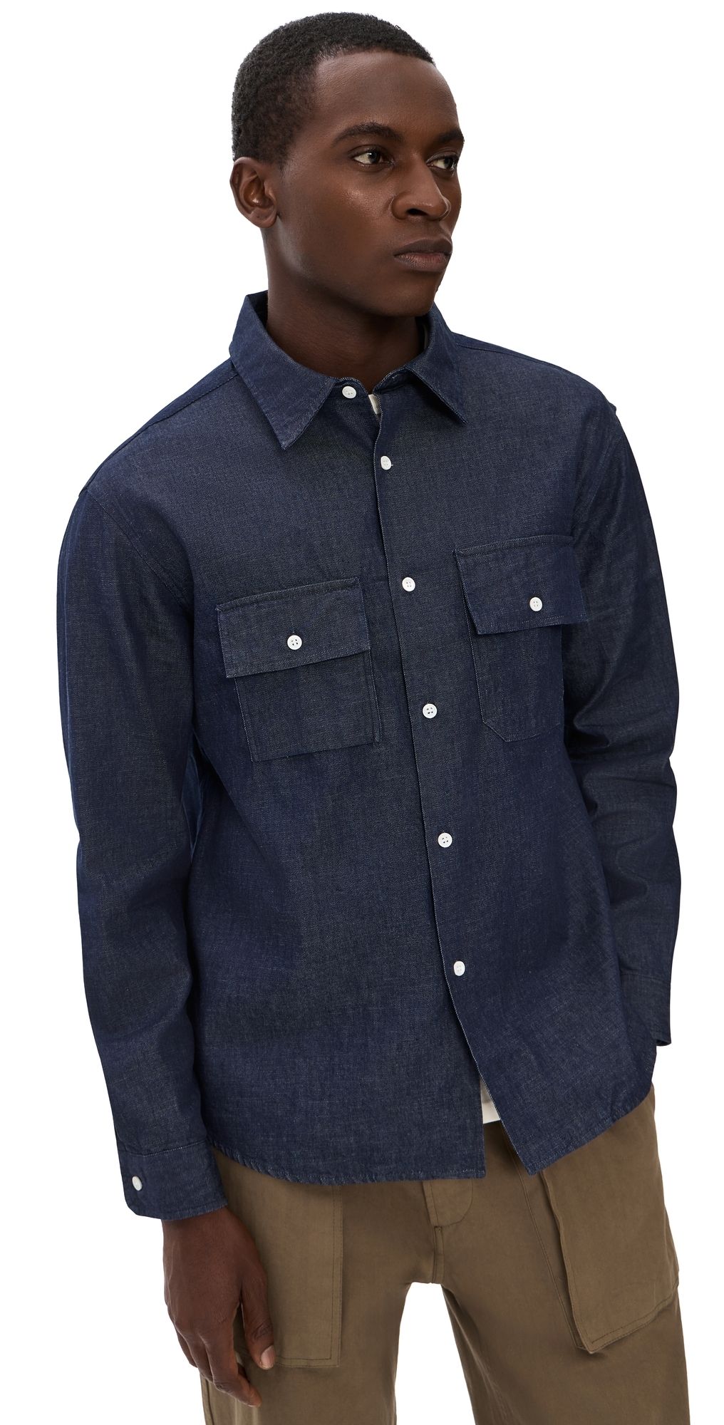 Knickerbocker Pacific Denim Shirt Dark Wash Indigo XL