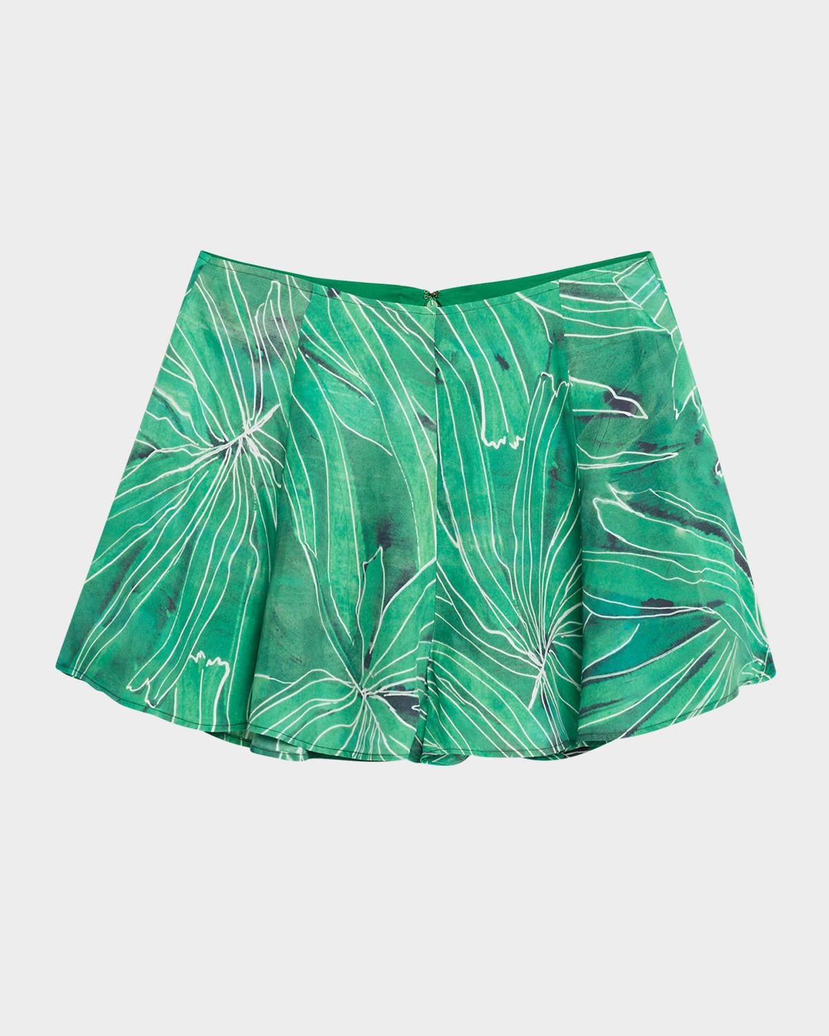 Miles Printed High-Rise Shorts