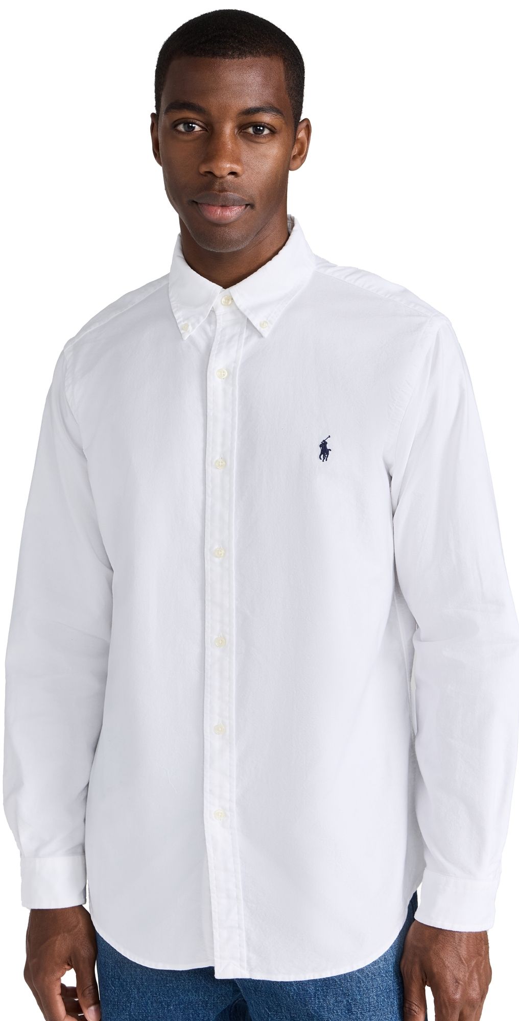 Polo Ralph Lauren Classic Fit Garment Dyed Oxford Shirt White XXL
