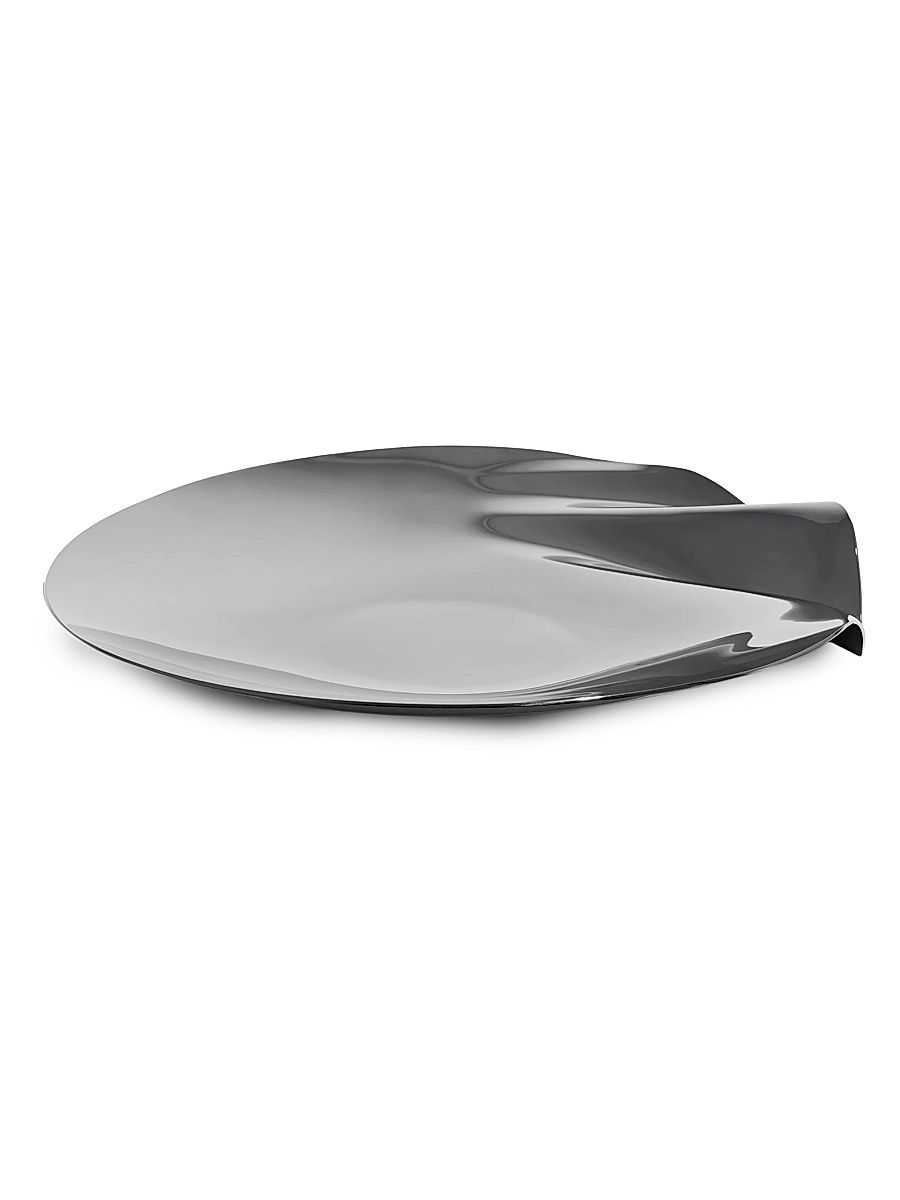 Serenity Stainless Steel Platter - Silver