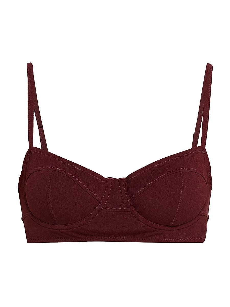 Women's Zahara Balconette Bikini Top - Red - Size XL