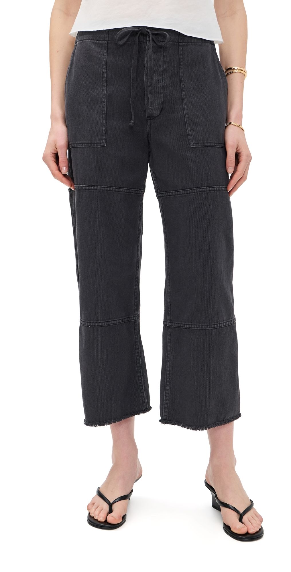 RE/DONE Beach Pants Washed Black 28