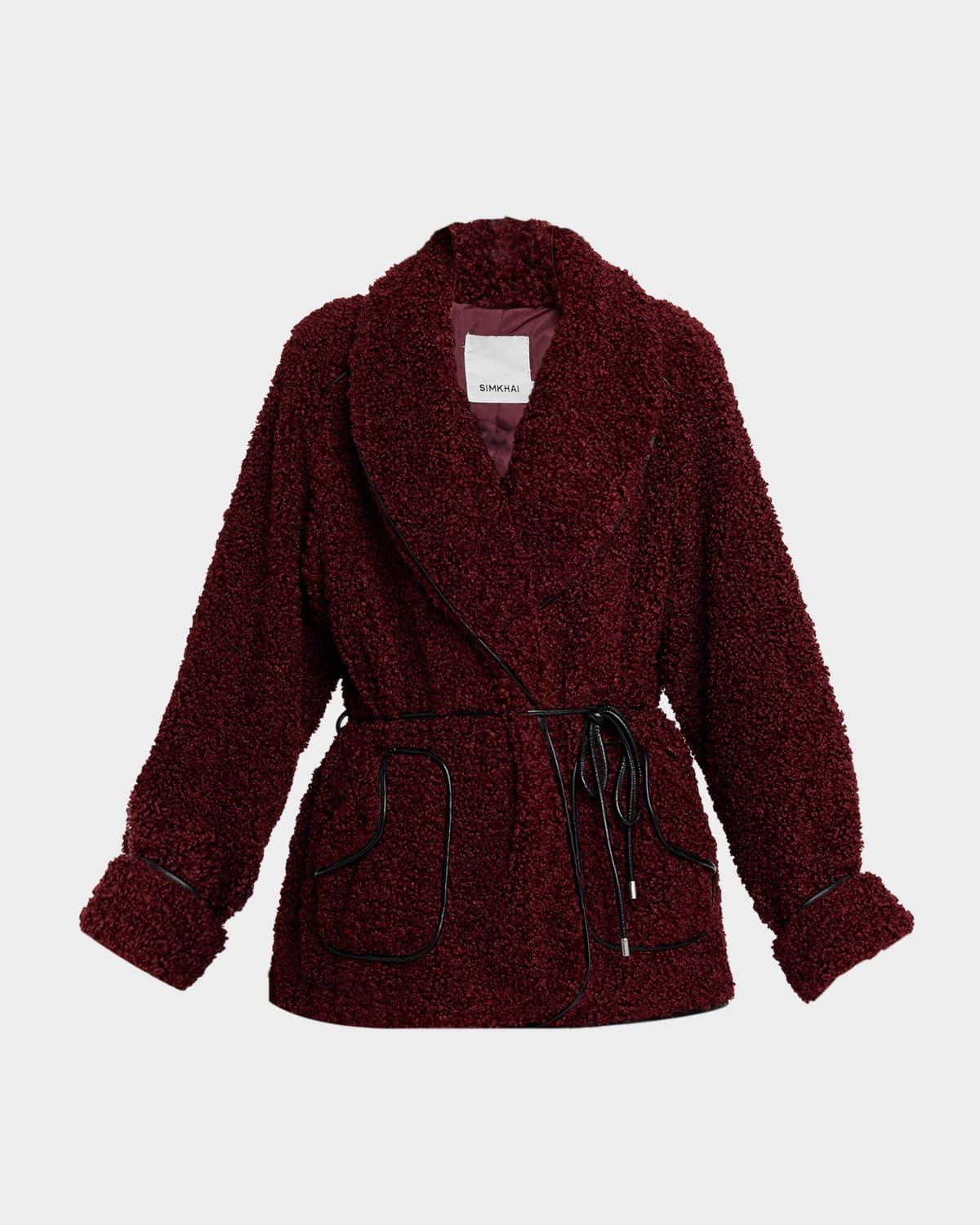 Kimia Tie Waist Sherpa Jacket