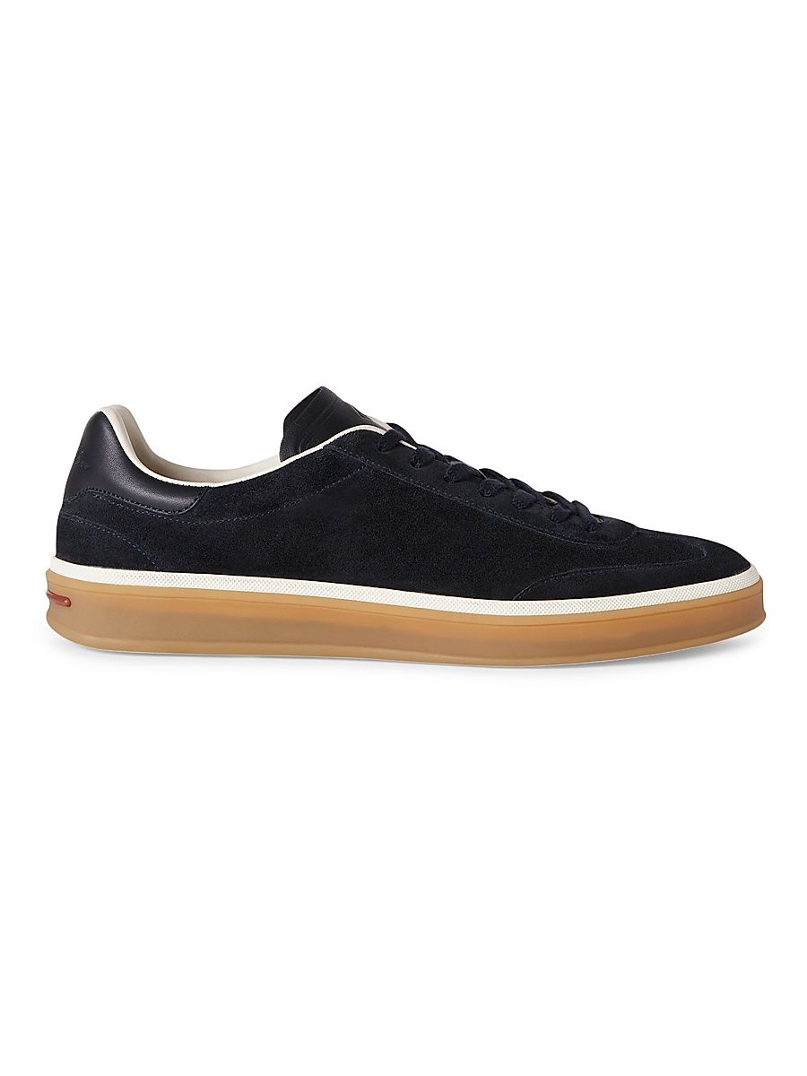 Men's Tennis Walk Suede Sneakers - Blue Navy - Size 8