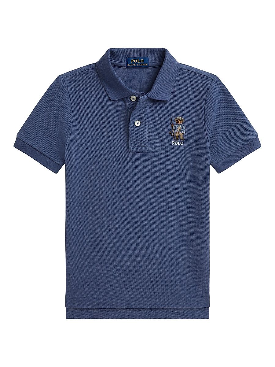 Little Boy's & Boy's Polo Bear Polo Shirt - Old Royal - Size 18