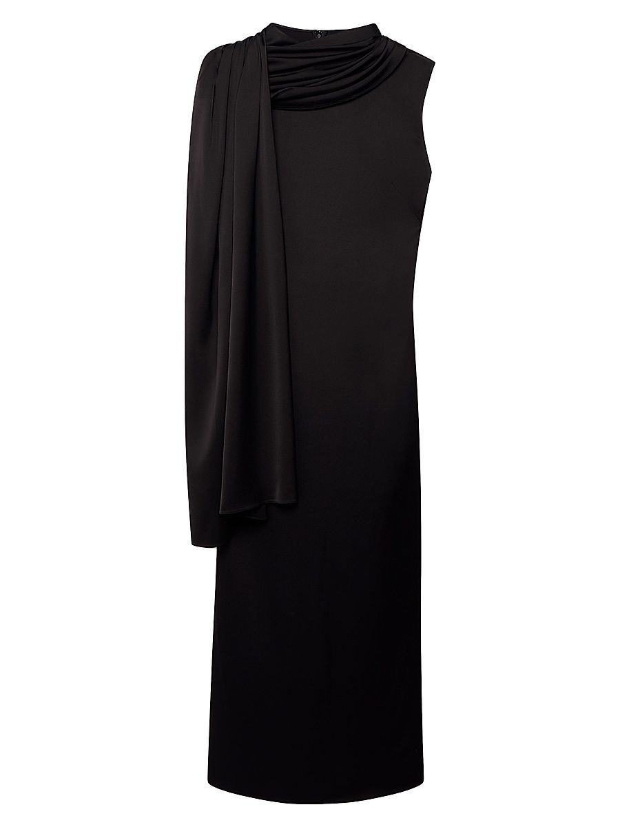 Women's Scarf Dress - Black - Size 12
