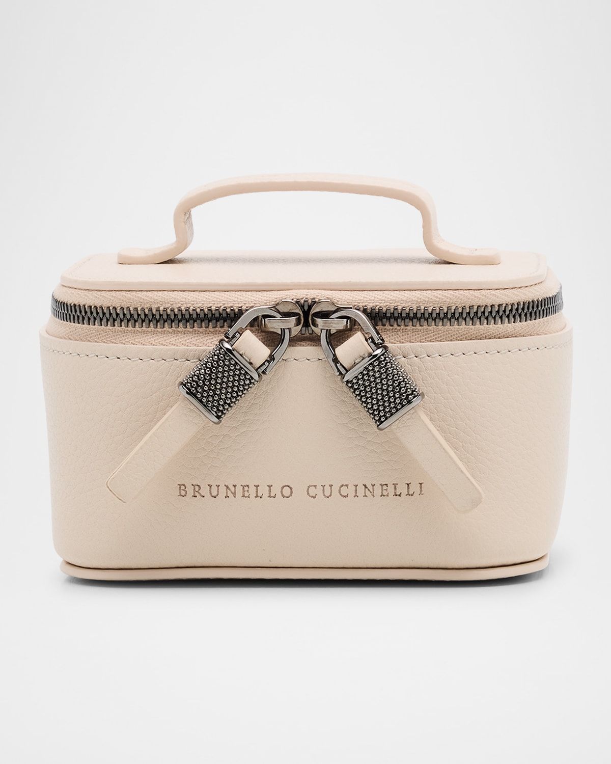 Small Grain Leather Jewelry Case