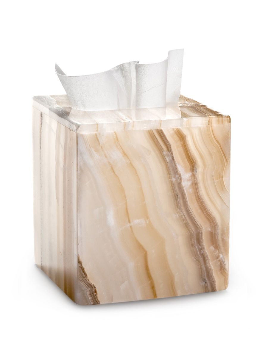 Labrazel Ambarino Tissue Box Cover - Ivory