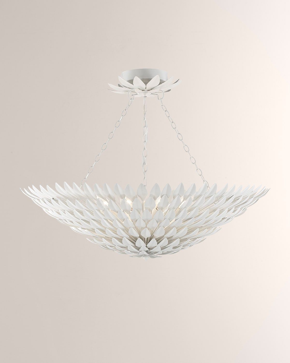 Broche 8-Light Matte White Ceiling Mount