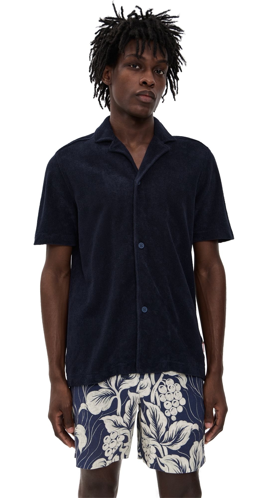 Orlebar Brown Howell Shirt Night Iris M