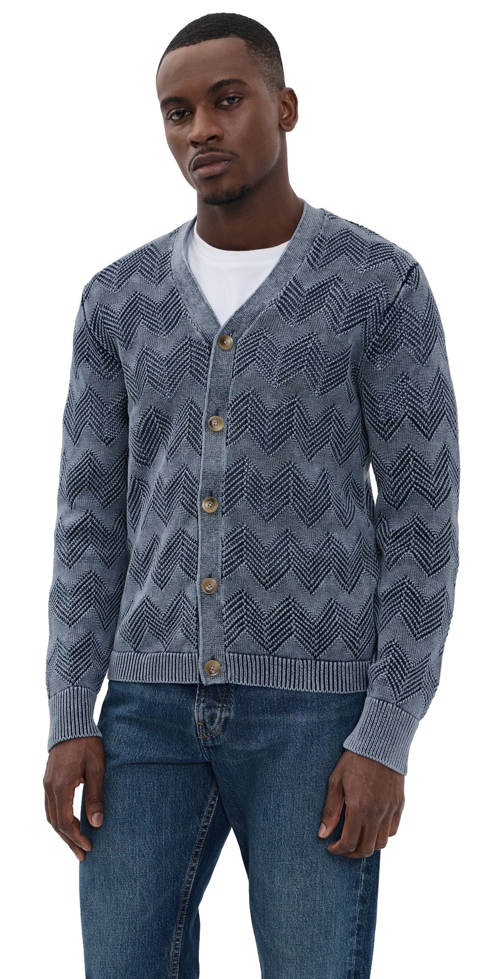 RAILS Ashe Cardigan Sunfaded Navy L