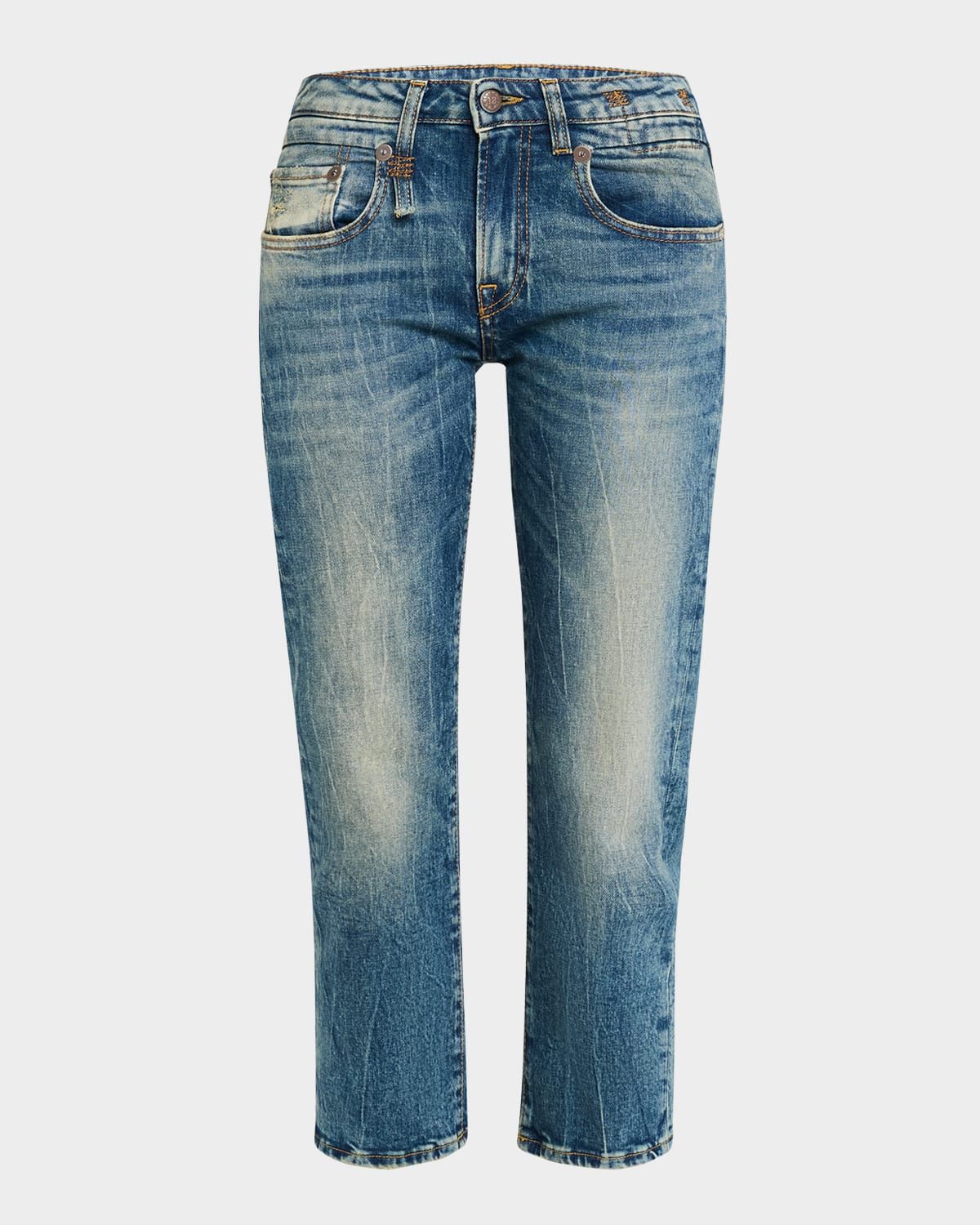 Boy Straight Cropped Jeans