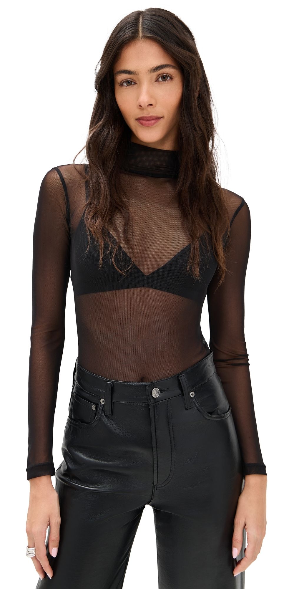 LE BOP Margot Thong Bodysuit Plum XXL