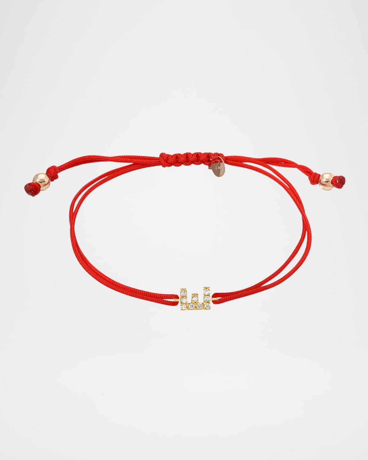 14K Gold Diamond Initial Fortune Bracelet, A to Z