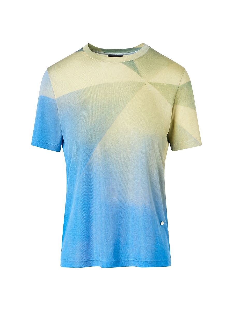 Women's Sunbeam Print Silk T-Shirt - Size 2