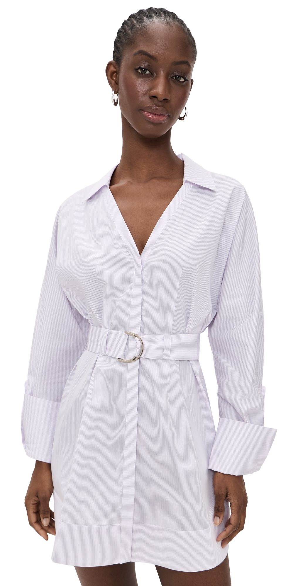 HEVRON Audrey Dress Thistle Stripe XL