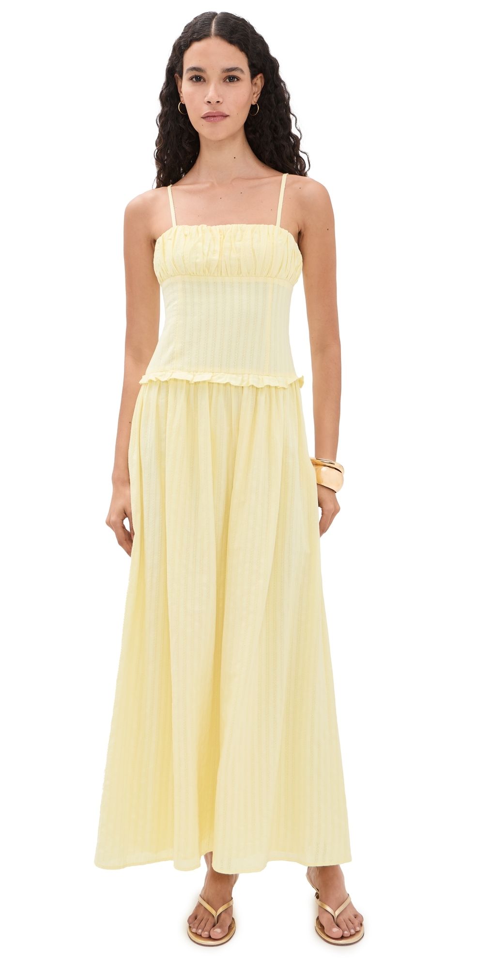 Seven Wonders Keily Maxi Dress Lemon L