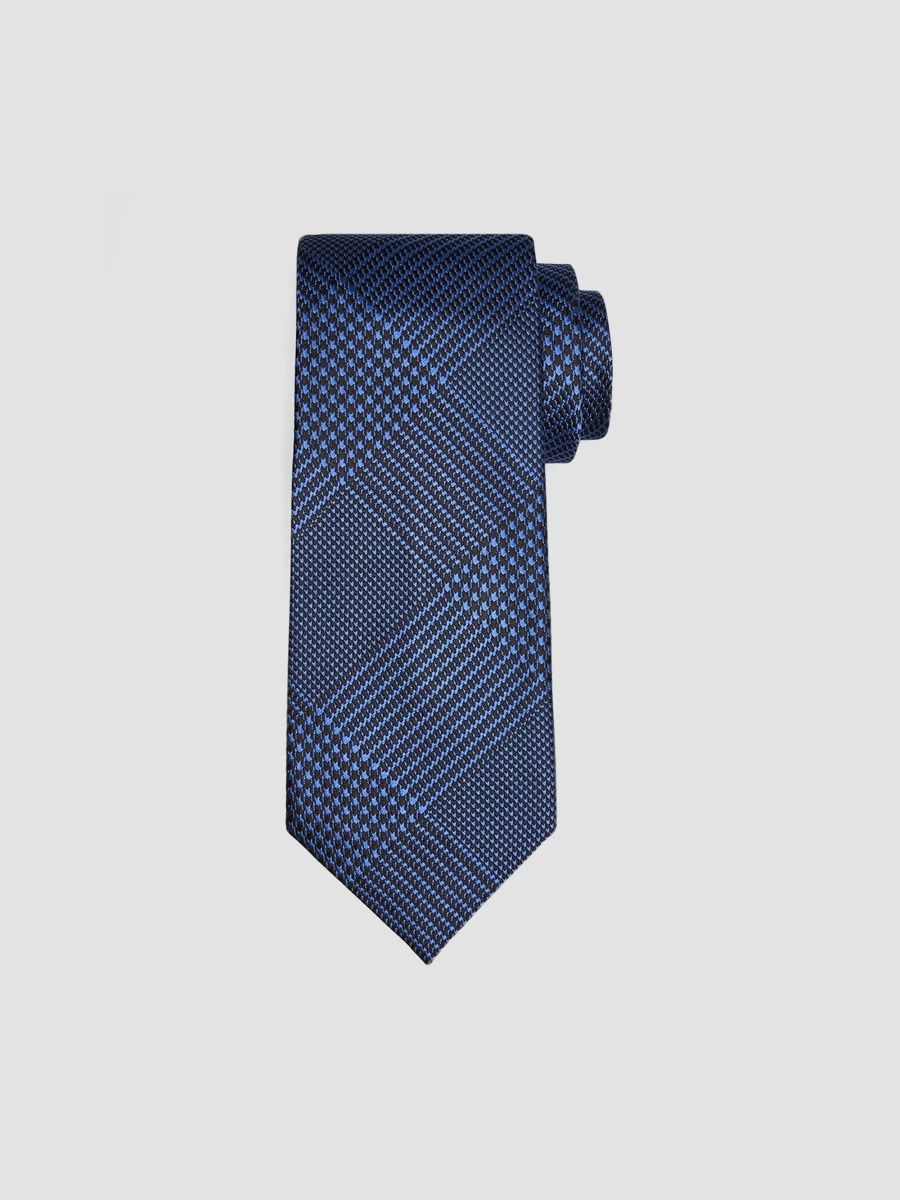 TOM FORD Men's Silk Tonal Jacquard Tie - Electric Blue