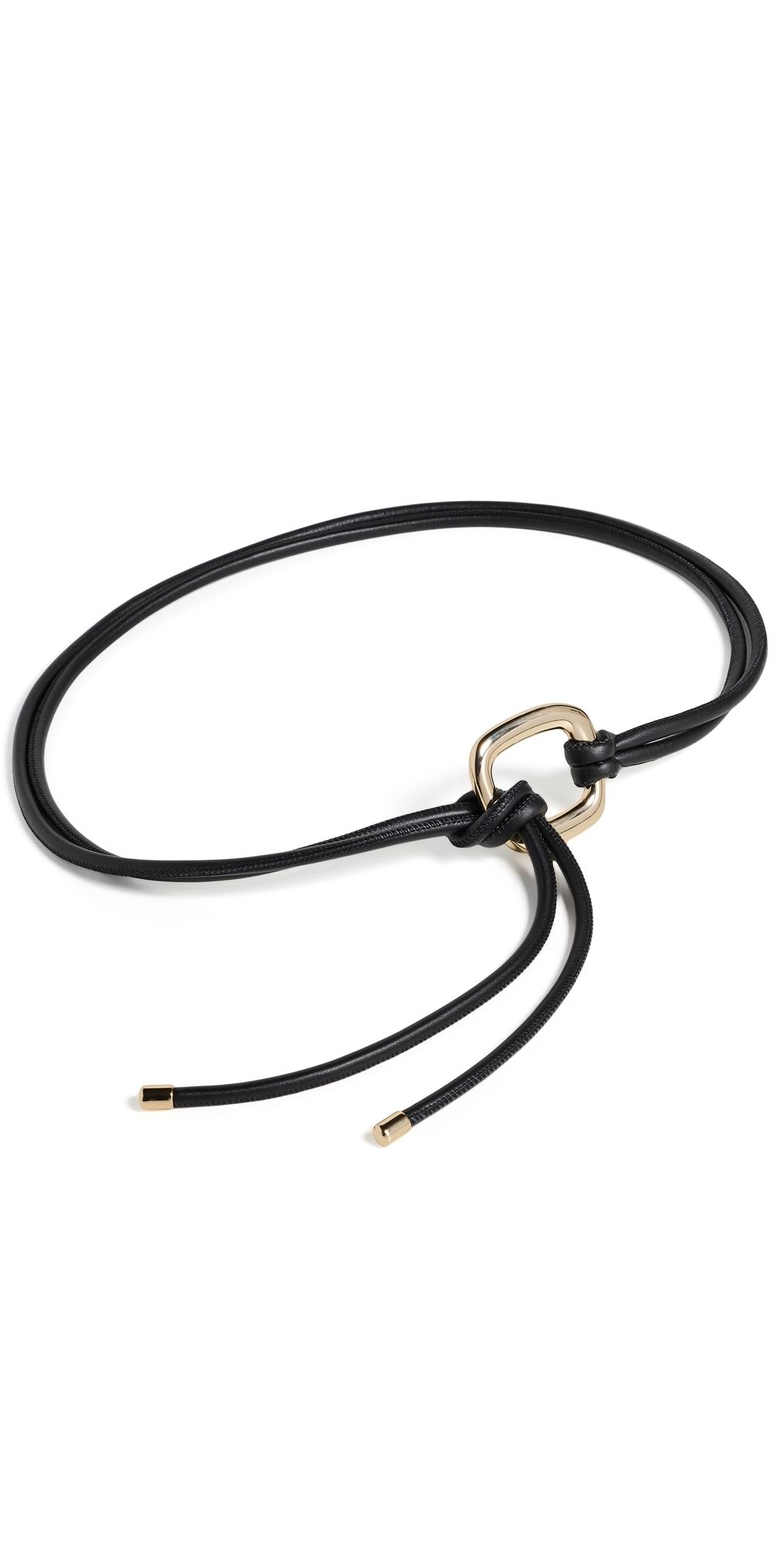 Madewell Tie Ring Belt True Black S/M